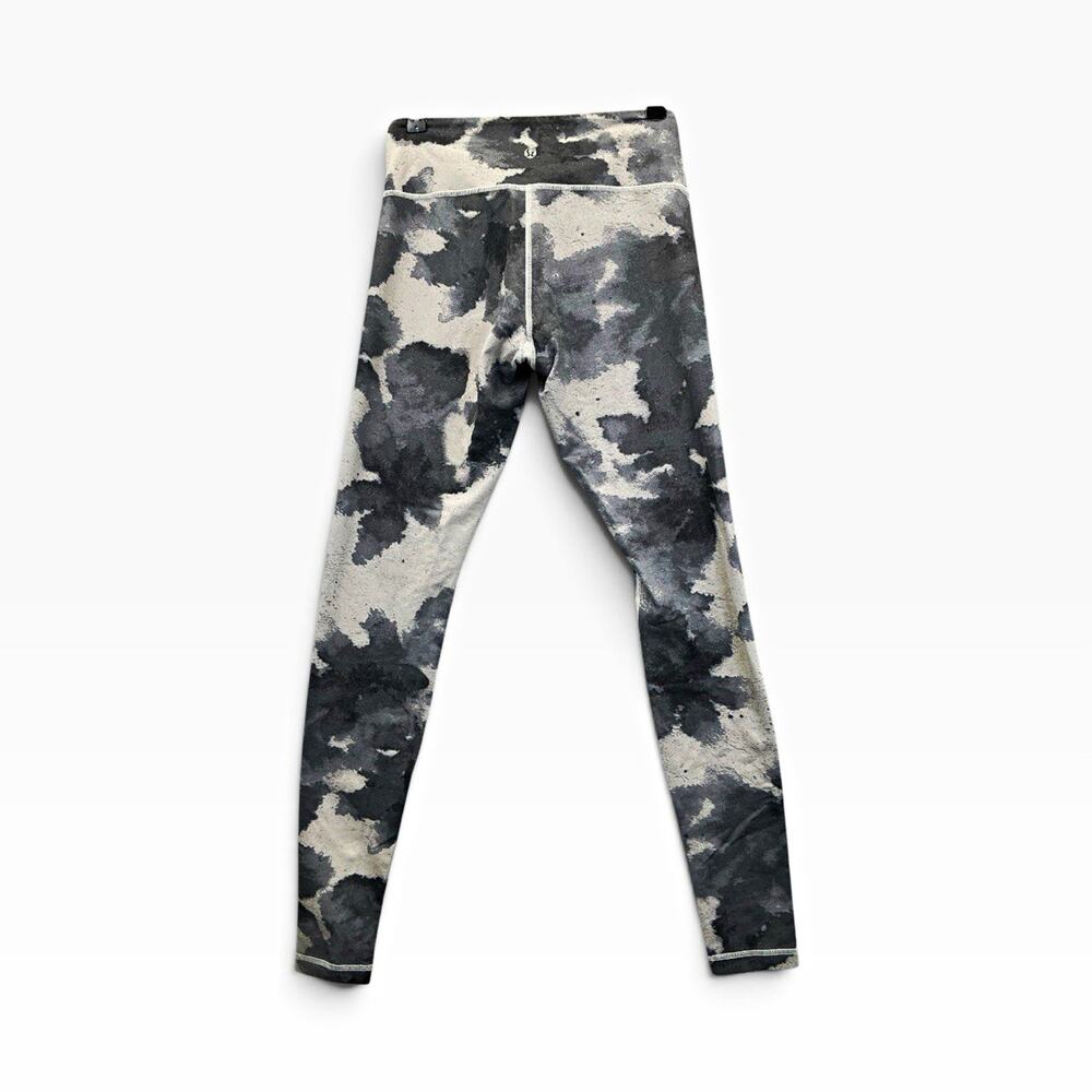 lululemon athletica Women’s Camouflage Ankle Leggings Gray/Black Sz 6 28"